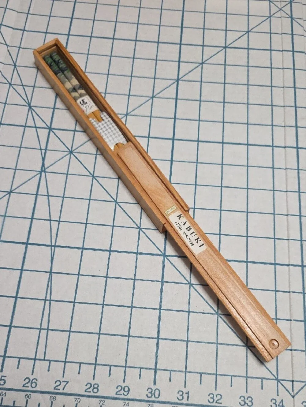Kabuki Bamboo Chopsticks Set - Natural Wood